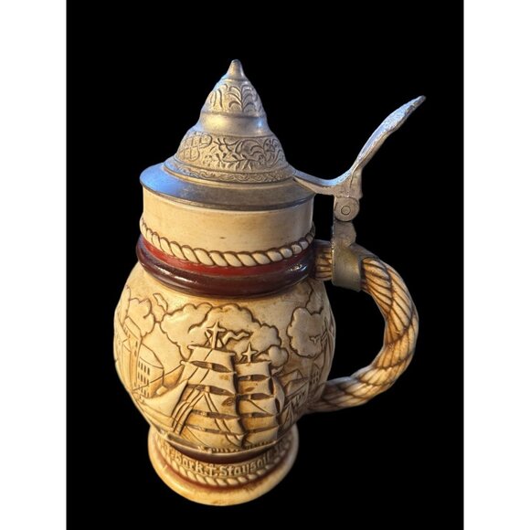 1978 Vintage Avon Beer Stein Handcrafted Exclusive Made in Brazil - Picture 1 of 11